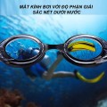 Kính bơi Popo 1153 cản tia UV, giảm mờ sương BA830, Màu đen 