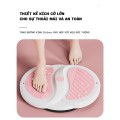 Đĩa xoay eo cao cấp chịu tải 380kg giảm mỡ bụng tại nhà BA826, Màu hồng 