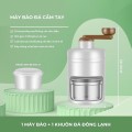 Dụng cụ bào đá mini xay đá tuyết bằng tay, làm đá bào cỡ nhỏ đa năng BA840
