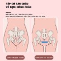 Dụng cụ tập Kegel cải thiện cơ hông, cơ đùi, cơ sàn chậu sau sinh hiệu quả BA834, Màu hồng 