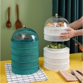 Lồng bàn 5 tầng bảo quản đồ ăn, tránh bụi bẩn, ruồi muỗi BA809, Màu trắng