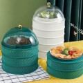Lồng bàn 5 tầng bảo quản đồ ăn, tránh bụi bẩn, ruồi muỗi BA809, Màu trắng