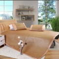 Chiếu mây điều hòa kèm gối sợi mây lót lụa cao cấp BA815,  1m6x2m