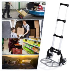 Xe đẩy hàng mini gấp gọn đa năng chở hàng 85kg 2 bánh BA867