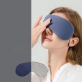 Bịt mắt ngủ lụa mềm 2 mặt nóng lạnh không gây đau tai BA869, Màu xám - hồng