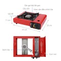 Bếp ga mini di động tiết kiệm gas dùng trong gia đình, đi du lịch BA845, Bếp sơn