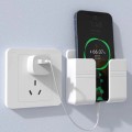 Combo 5 giá để điện thoại, remote điều khiển, ổ cắm dán tường đa năng BA847