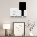 Combo 5 giá để điện thoại, remote điều khiển, ổ cắm dán tường đa năng BA847