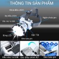 Đèn pin đội đầu LAMP siêu sáng tích hợp cổng sạc UBS/TYPE-C tiện lợi BA848