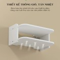 Kệ wifi treo tường không cần khoan tặng kèm đinh 4 chân tiện lợi BA900, KT 35x20x14(cm)