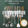 Giá treo đồ nhà bếp đa năng bằng thép không gỉ siêu bền BA874