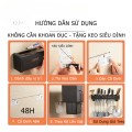 Giá treo đồ nhà bếp đa năng bằng thép không gỉ siêu bền BA874