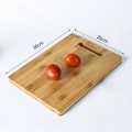 Thớt tre chữ nhật không mùn, siêu nhẹ, kháng khuẩn, dày 3 lớp BA903, KT 30x20x2cm
