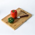 Thớt tre chữ nhật không mùn, siêu nhẹ, kháng khuẩn, dày 3 lớp BA903, KT 30x20x2cm