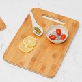 Thớt tre chữ nhật không mùn, siêu nhẹ, kháng khuẩn, dày 3 lớp BA903, KT 30x20x2cm