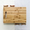 Thớt tre chữ nhật không mùn, siêu nhẹ, kháng khuẩn, dày 3 lớp BA903, KT 30x20x2cm