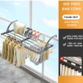 Kệ treo ban công kéo rút, gấp gọn thông minh tiết kiệm không gian BA875, Loại thanh