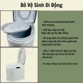 Bô vệ sinh di động cho người già tiện lợi BA894