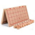 Bộ cờ tướng gỗ tự nhiên cao cấp miDoctor kèm bàn cờ BA919, Bàn cờ + Quân cờ nhỏ 3.5cm