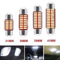 Bóng đèn led trần ô tô siêu sáng đủ size phù hợp với mọi loại xe BA821, 31mm -  Bảng mạch đỏ