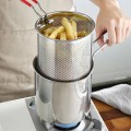 Bộ nồi chiên ngập dầu bằng inox không gỉ có lưới lọc tiết kiệm dầu BA882