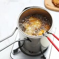 Bộ nồi chiên ngập dầu bằng inox không gỉ có lưới lọc tiết kiệm dầu BA882