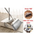 Chổi nhựa quét nhà thông minh kèm hót rác cán dài gấp gọn BA943