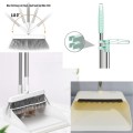 Chổi nhựa quét nhà thông minh kèm hót rác cán dài gấp gọn BA943