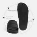 Dép quai ngang phù hợp nam nữ, đế cao su siêu êm BA930, Size38  