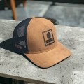 Nón lưỡi trai phối lưới da lộn thời trang BA935, Màu xanh đen