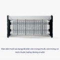 Đèn bắt muỗi 400x250/4W diệt côn trùng UV thông minh treo tường BA971
