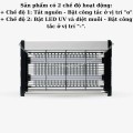 Đèn bắt muỗi 400x250/4W diệt côn trùng UV thông minh treo tường BA971