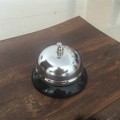 Chuông bấm Halli Galli để bàn chất liệu inox tiện lợi BA981, Đường kính 8.5 cm