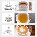 Bình pha cà phê thuỷ tinh kiểu Pháp 350ml ​French press tiện dụng BA983