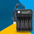 Bộ sạc pin 4 viên tự ngắt thông minh, phù hợp với nhiều loại pin BA988