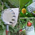 Vợt hái trái cây trên cao chất liệu kim loại kèm túi vải siêu tiện BA980, Vợt quả loại bé 12cm
