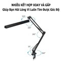 Đèn học kẹp bàn 3 màu ánh sáng và 10 mức độ bảo vệ mắt có thể gấp gọn BA1533