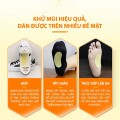 Miếng dán khử mùi giày tất, hôi chân hương chanh thơm mát - Gói 10 miếng BA1000