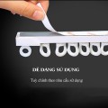 Thanh treo rèm dán tường chịu lực không cần khoan tiện lợi BA998, Loại 1m