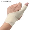 Đai cuốn hổ trợ cổ tay, bảo vệ cổ tay khi tập gym BA1027, Màu da - Mẫu không xỏ ngón