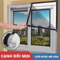 Lưới màn hình cửa sổ chống muỗi, chống côn trùng kèm Velcro BA997, 100 x 120cm