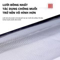 Lưới màn hình cửa sổ chống muỗi, chống côn trùng kèm Velcro BA997, 100 x 120cm