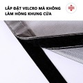 Lưới màn hình cửa sổ chống muỗi, chống côn trùng kèm Velcro BA997, 100 x 120cm