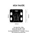 Cân sức khoẻ điện tử sạc USB có kết nối bluetooth phân tích chỉ số cơ thể BA1004