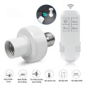 Đui đèn điều khiển từ xa thông minh phù hợp nhiều loại đèn BA1013, Mẫu chỉ tắt bật