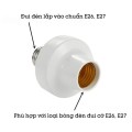 Đui đèn điều khiển từ xa thông minh phù hợp nhiều loại đèn BA1013, Mẫu chỉ tắt bật