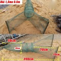Lưới chặn sông, cống bắt cá tôm tiện lợi BA1010, Cao 0.5m