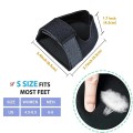 Cặp đệm gel dán bảo vệ gót chân sau điều chỉnh được tiện lợi BA1036, Cỡ S