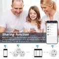 Ổ cắm wifi thông minh điều khiển từ xa qua app và giọng nói tiện lợi BA1056