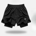 Quần đùi short ngắn thể thao cho nam chuyên dùng chạy bộ, tập gym, bơi BA1055, Màu xanh đen